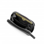 SPALDING & BROS. Portacarte credito zip TIFFANY UNISEX nero